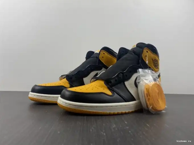 Kickmax Yellow Air Toe 1 Jordan OG High 555088-711 0516